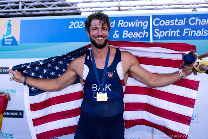 chris bak world rowing beach sprints finals 2024