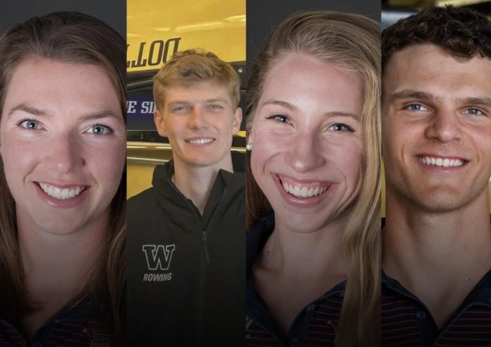 quinn klocke grady washington rowing wannamaker mooney
